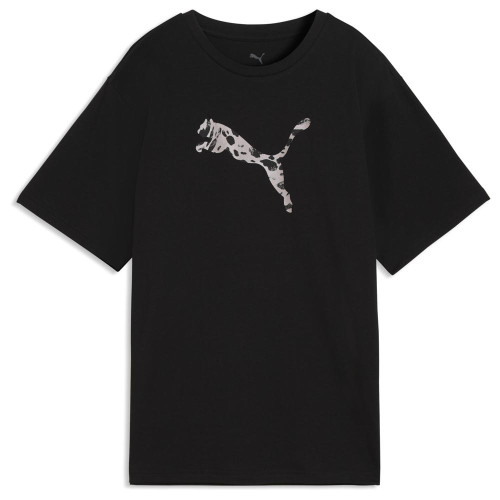 Puma Γυναικεία κοντομάνικη μπλούζα Essentials Graphics Animal Relaxed Tee